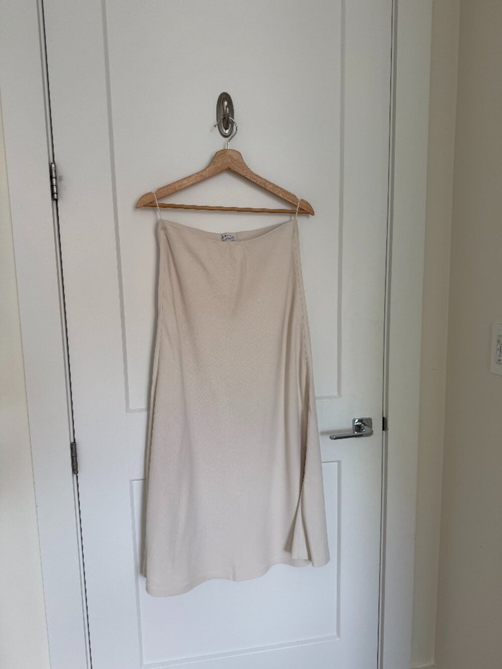 Brunello Cucinelli Midi Cream Skirt Size 6